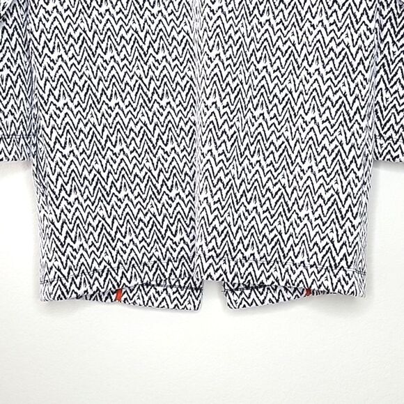 HAZEL Black White Long Sleeve Collared Cardigan Blazer Jacket size S - Picture 10 of 16